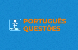 Banner com arte do curso: Isolado: Português - Funcern - Mourão