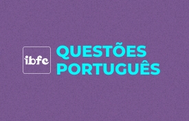 Banner com arte do curso: Isolado de Português -  IBFC - Questões