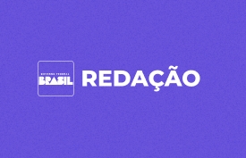 Banner com arte do curso: Redação para o CNU (Bloco 8 - Nível Intermediário) - Séfora Cavalcante