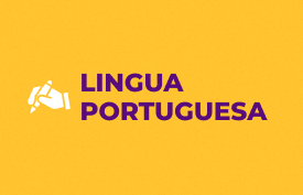 Banner com arte do curso: Isolado Teórico: Português - Mourão
