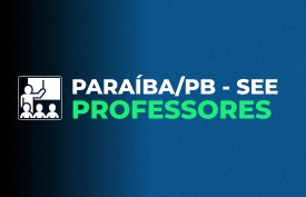 Banner com arte do curso: SEE (Professores) Paraíba - Base para todos os cargos