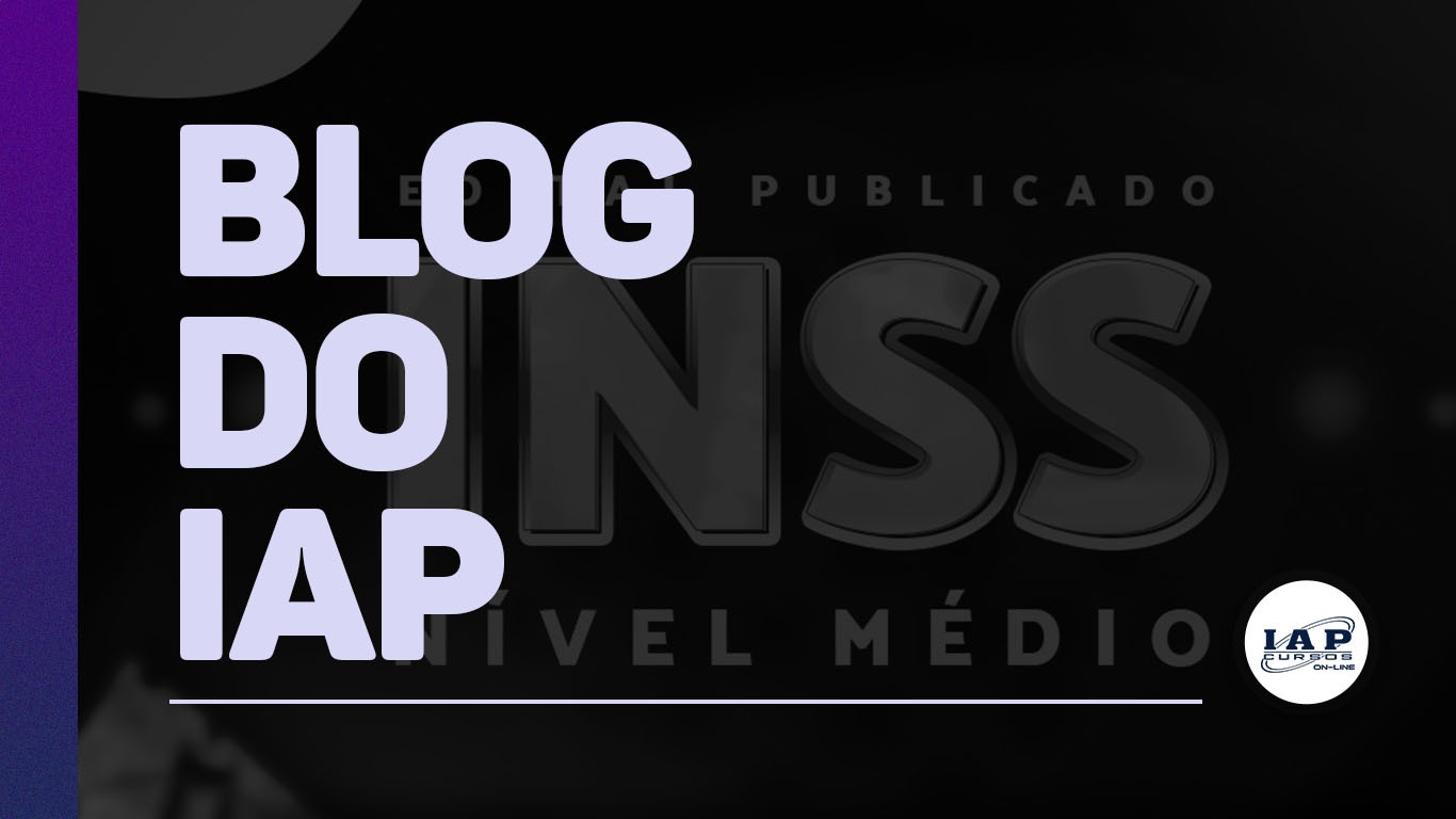 Banner de capa da notícia INSS está digitando… concurso na área!