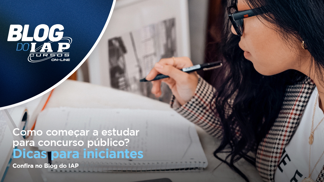 Banner de capa da notícia Como começar a estudar para concurso público?