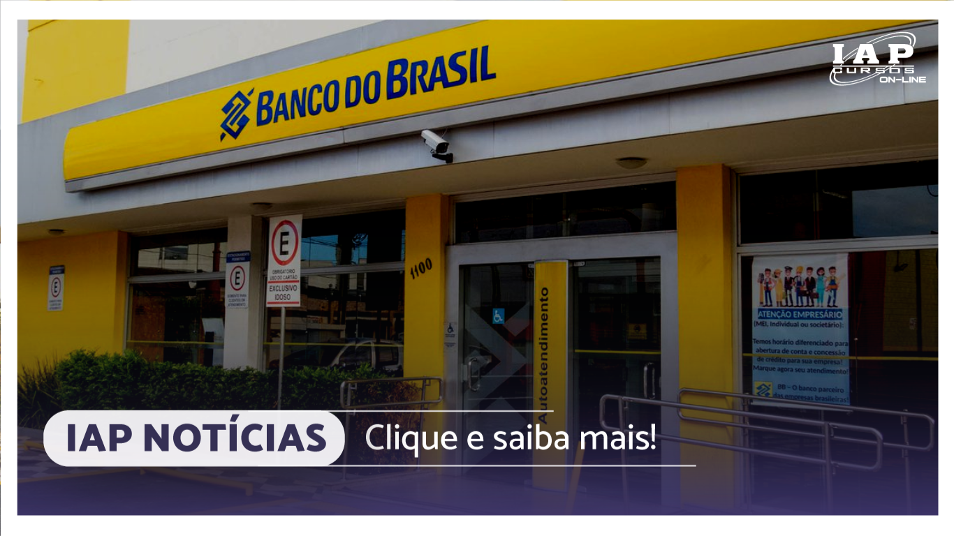 Banner de capa da notícia Concurso Banco do Brasil: sai edital com 6 mil vagas de escriturário