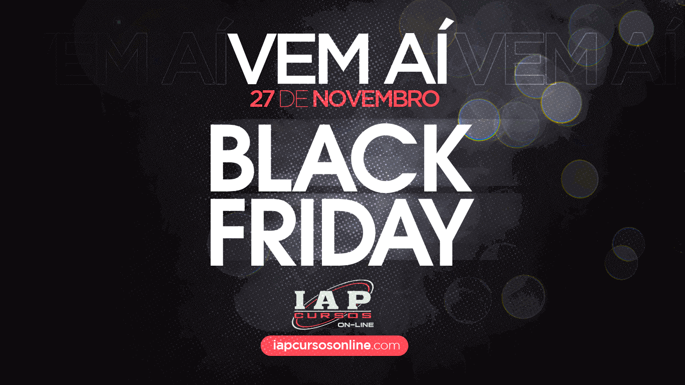 Banner de capa da notícia BLACK IAP: 30% DE DESCONTO EM TODO O SITE