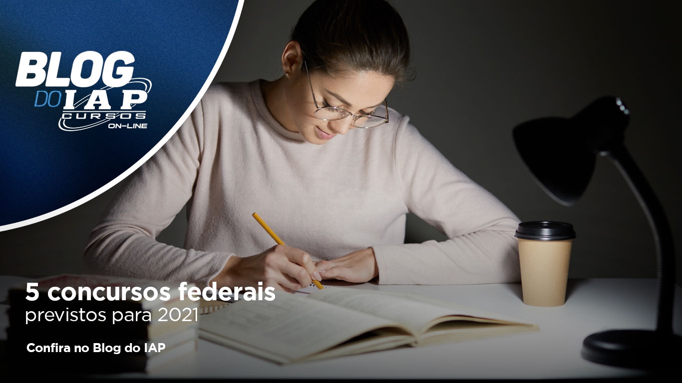 Banner de capa da notícia 5 concursos federais previstos para 2021