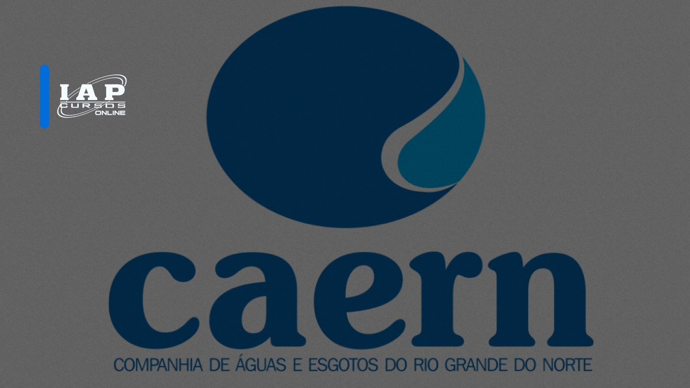 Banner de capa da notícia Edital CAERN inscrições encerradas e provas em fevereiro!