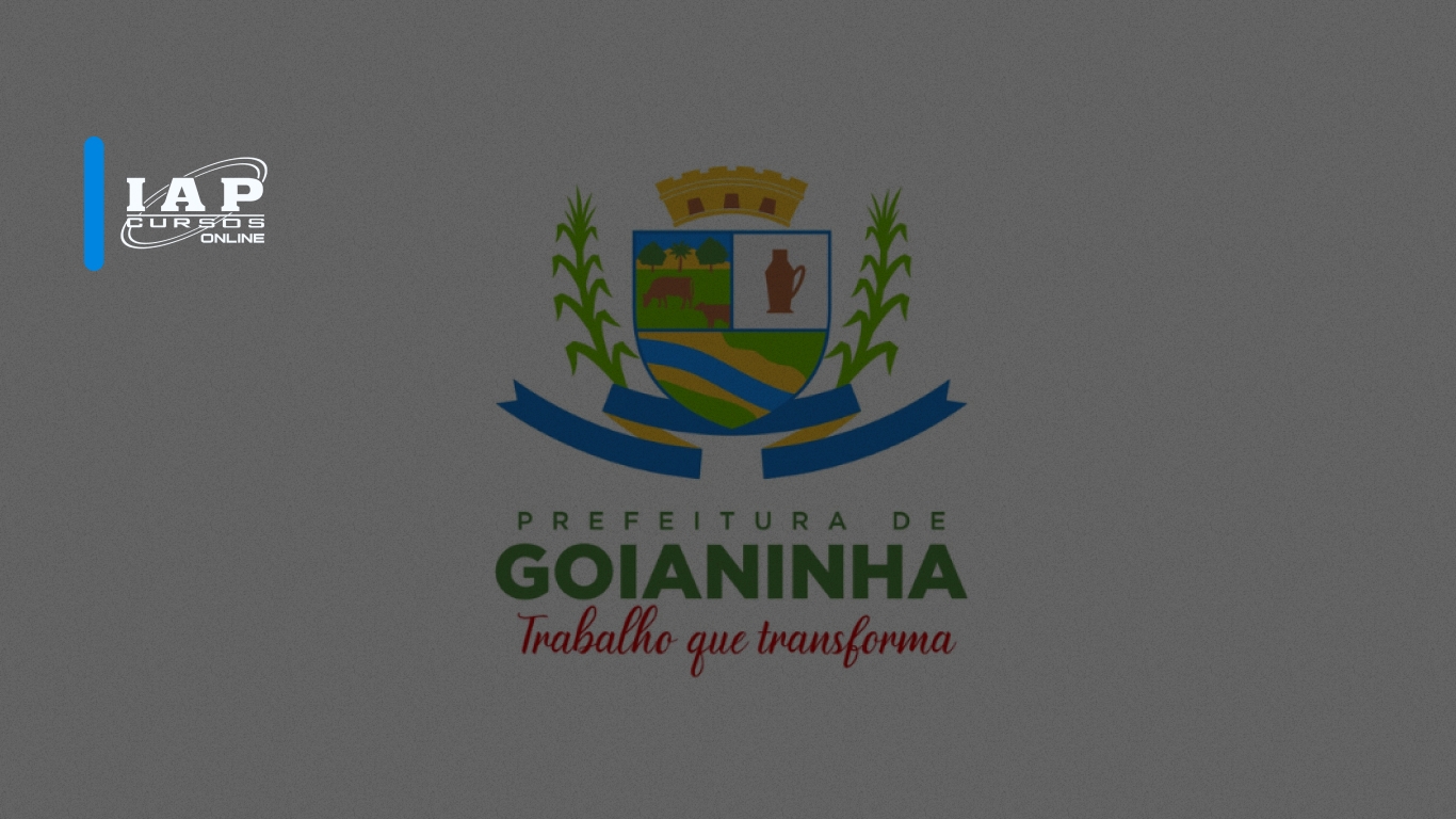 Banner de capa da notícia Prefeitura de Goianinha – RN divulga concurso público para a Guarda Civil Municipal com 24 vagas!