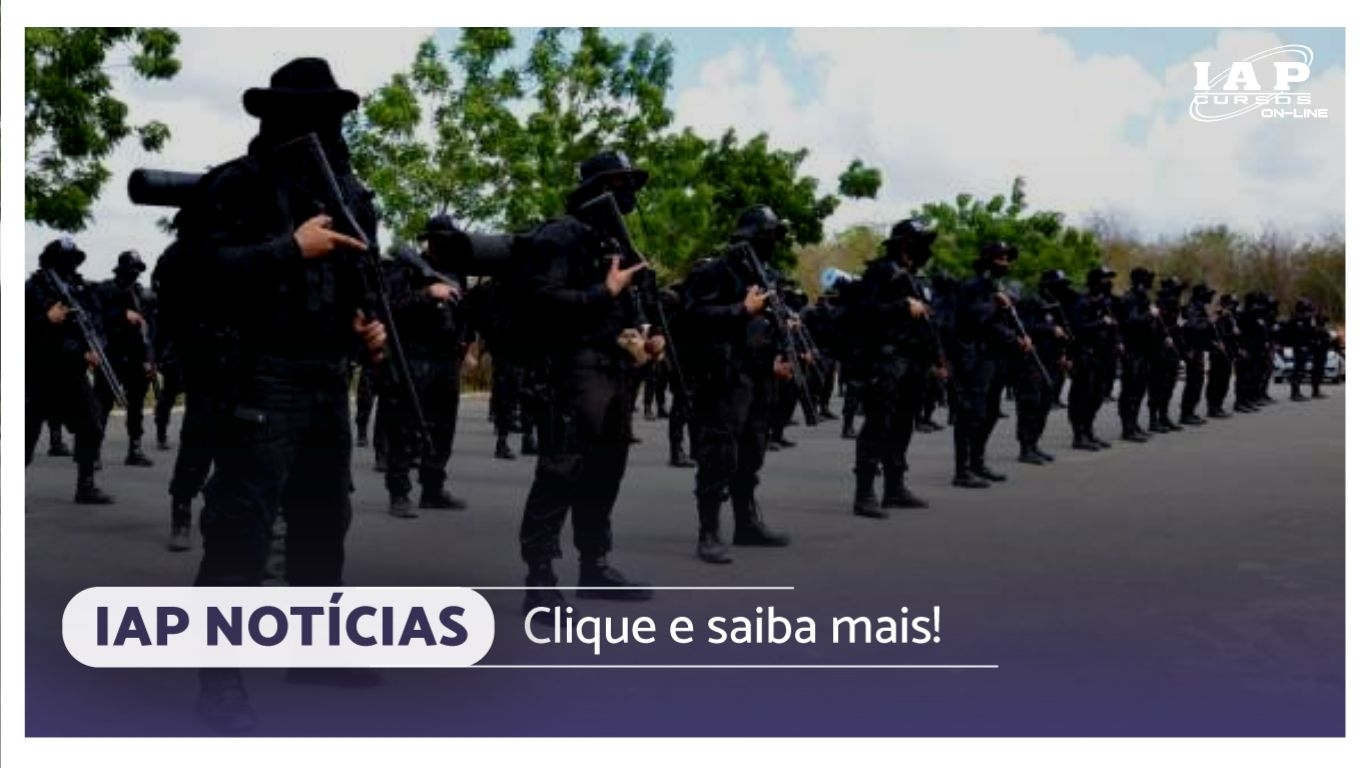 Banner de capa da notícia Concurso Polícia Penal CE deve ter 800 vagas e edital em 2023.