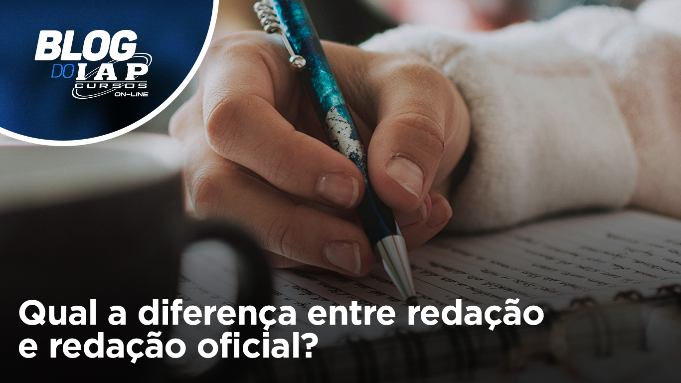 Banner de capa da notícia Qual a diferença entre redação e redação oficial?