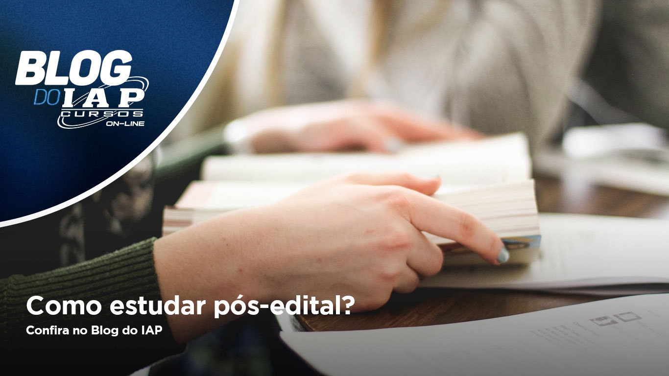 Banner de capa da notícia Como estudar pós-edital? 