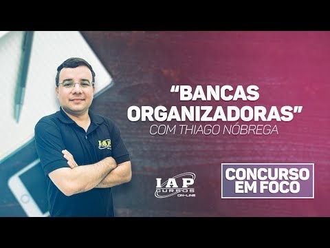 Banner de capa do material gratuito BANCAS ORGANIZADORAS | Concurso em Foco