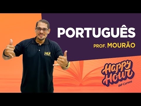 Banner de capa do material gratuito QUESTÕES DE PORTUGUÊS IBFC | Happy Hour