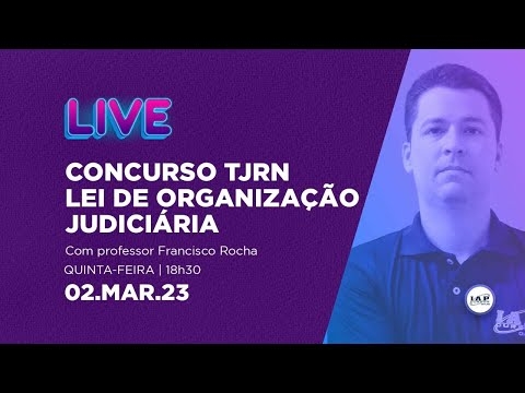 Banner de capa do material gratuito TJRN - LEI DE ORGANIZAÇÃO JUDICIARIA (TRIBUNAL DE JUSTIÇA DO RN)