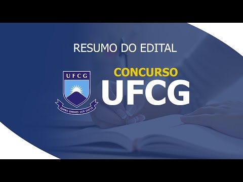 Banner de capa do material gratuito RESUMO DO EDITAL DA UFCG