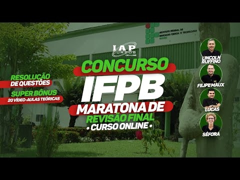 Banner de capa do material gratuito IFPB 2019 | Revisão Final de Direito Constitucional