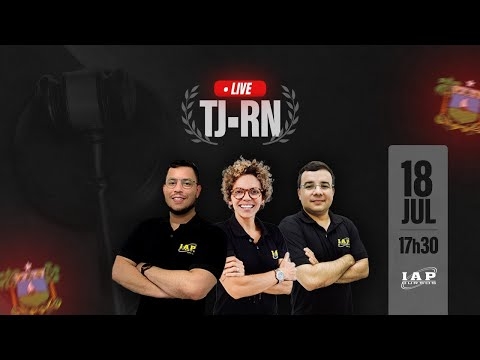 Banner de capa do material gratuito LIVE: ESPECIAL TJ-RN. POR QUE FAZER O CONCURSO DO TJ-RN?