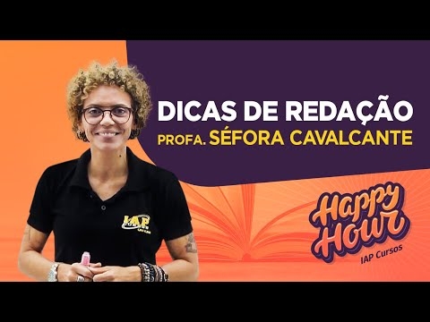 Banner de capa do material gratuito HAPPY HOUR - DICAS DE REDAÇÃO