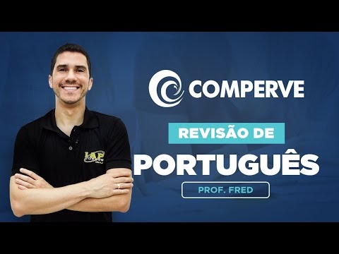 Banner de capa do material gratuito COMPERVE | Revisão de Português com Prof. Frederico Lima