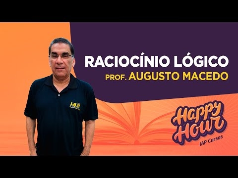 Banner de capa do material gratuito QUESTÕES DE RACIOCÍNIO LÓGICO | HAPPY HOUR