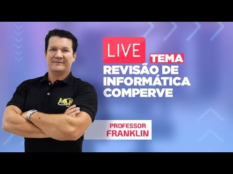 Banner de capa do material gratuito LIVE: REVISÃO DE INFORMÁTICA COMPERVE