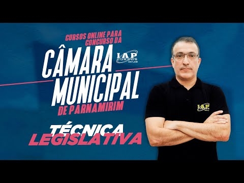 Banner de capa do material gratuito Câmara de Parnamirim | Técnica Legislativa