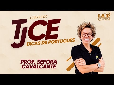 Banner de capa do material gratuito TJ-CE | FGV: Dicas de Português