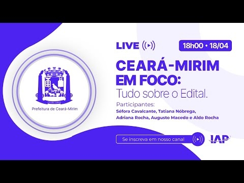 Banner de capa do material gratuito Ceará Mirim em Foco: Tudo sobre o Edital