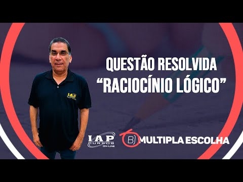 Banner de capa do material gratuito QUESTÃO: RACIOCÍNIO LÓGICO | Múltipla Escolha