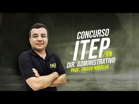 Banner de capa do material gratuito CONCURSO ITEP RN - DIREITO ADMINISTRATIVO