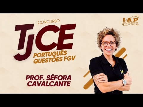 Banner de capa do material gratuito TJ-CE | FGV: Aula de Questões de Português