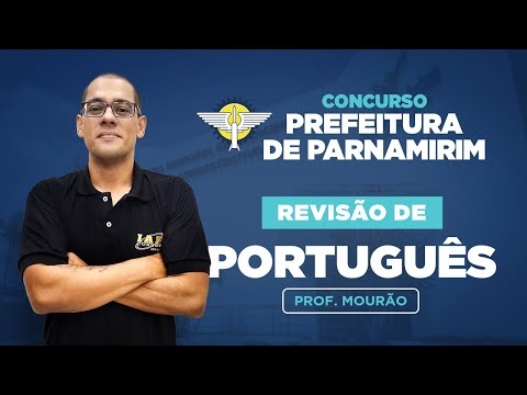 Banner de capa do material gratuito Prefeitura de Parnamirim 2019 | Edital Publicado + Revisão de Português