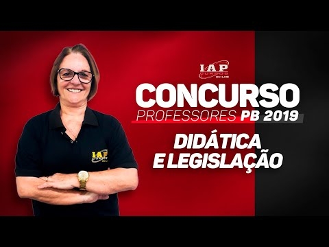 Banner de capa do material gratuito CONCURSO PROFESSOR DA PARAÍBA | DIDÁTICA E LEGISLAÇÃO