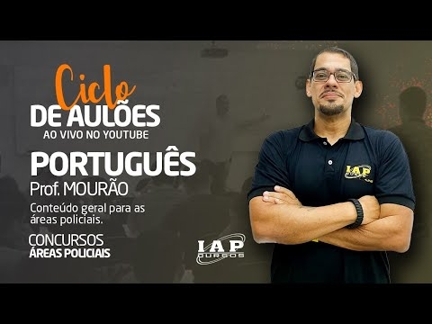 Banner de capa do material gratuito LIVE: CONTEÚTO GERAL PARA CARREIRAS POLICIAIS - PORTUGUÊS