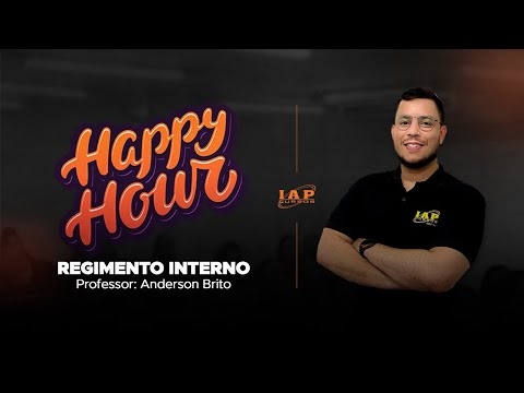 Banner de capa do material gratuito HAPPY HOUR: REGIMENTO INTERNO DA ASSEMBLEIA DO RN.